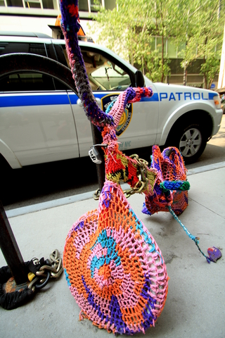 retro crochet bike 